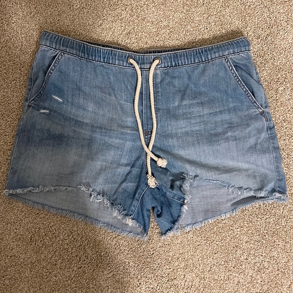 Excellent Condition Size XL Aerie Draw Sting Jean Shorts